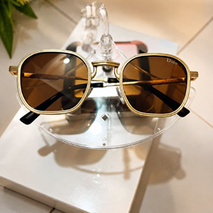 Urban Hexagon Gold Frame Sunglasses