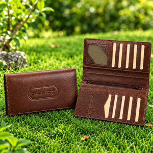 Premium Genuine Leather Long Wallet