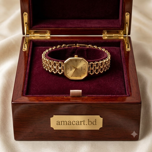 Luxury Diamond-Cut Crystal Quartz Ladies Watch