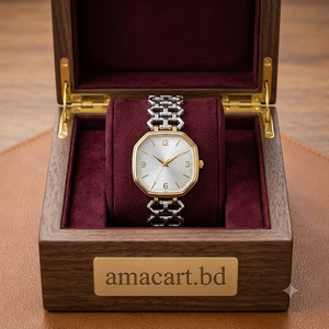 Luxury Diamond-Cut Crystal Quartz Ladies Watch
