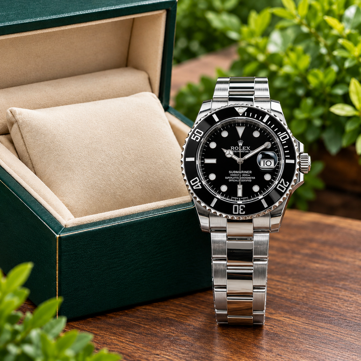 Rolex Submariner Black Dial Two-Tone Luxury Watch