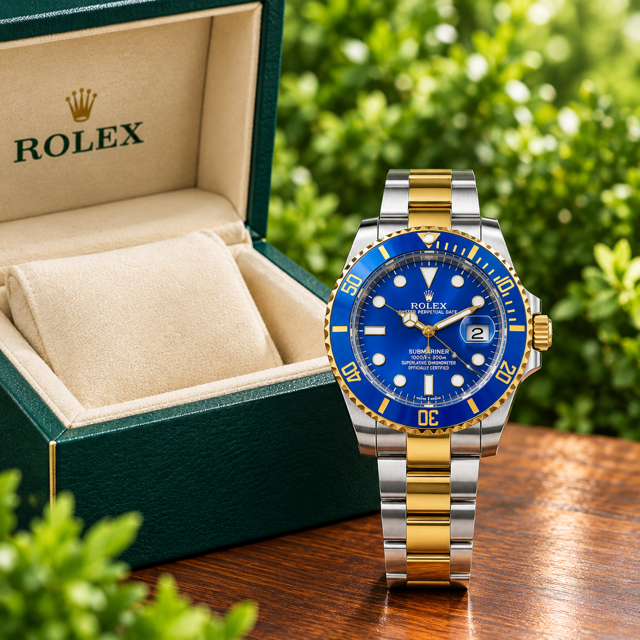 Rolex Submariner – Blue & Gold/Silver Men's Watch